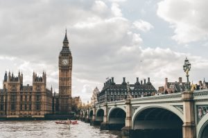 Big Ben from across the river Thames